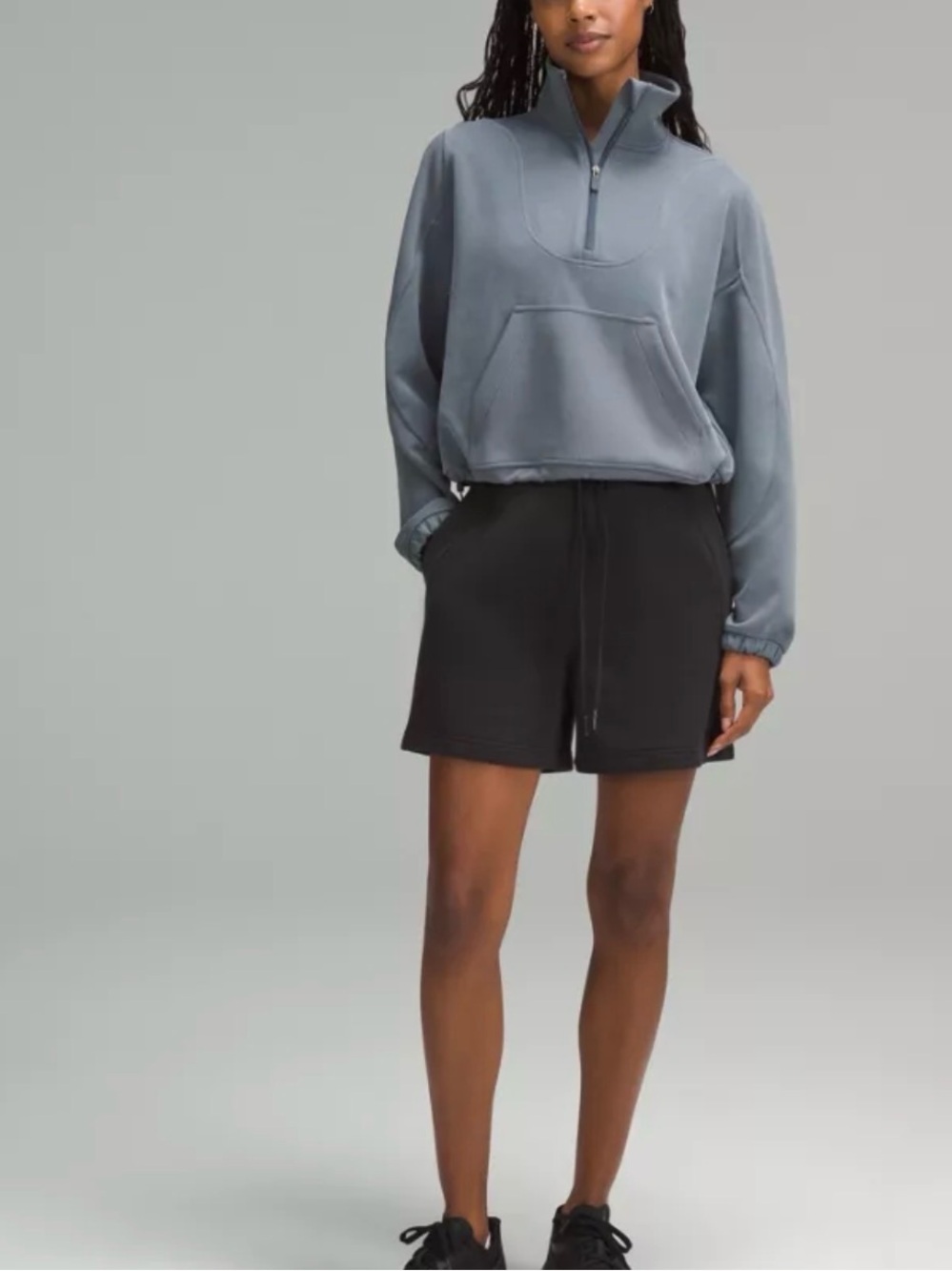 Lululemon Brushed Softstreme Ribbed Half Zip. Like new